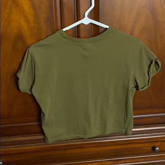 Olive green crop top - Picture 5 of 5